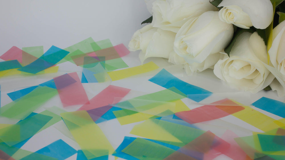 Rice Paper Eco Confetti - Rainbow-Eco Confetti